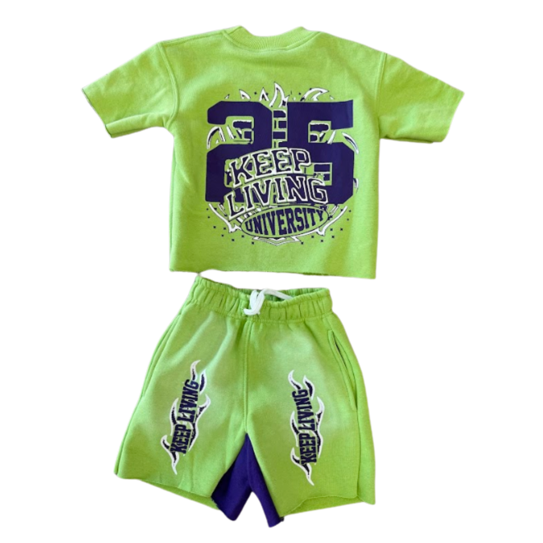 KIDS Flame University Set (Green/Purple)