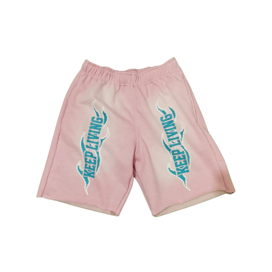 Flame University Shorts (Easter Pink/Blue)