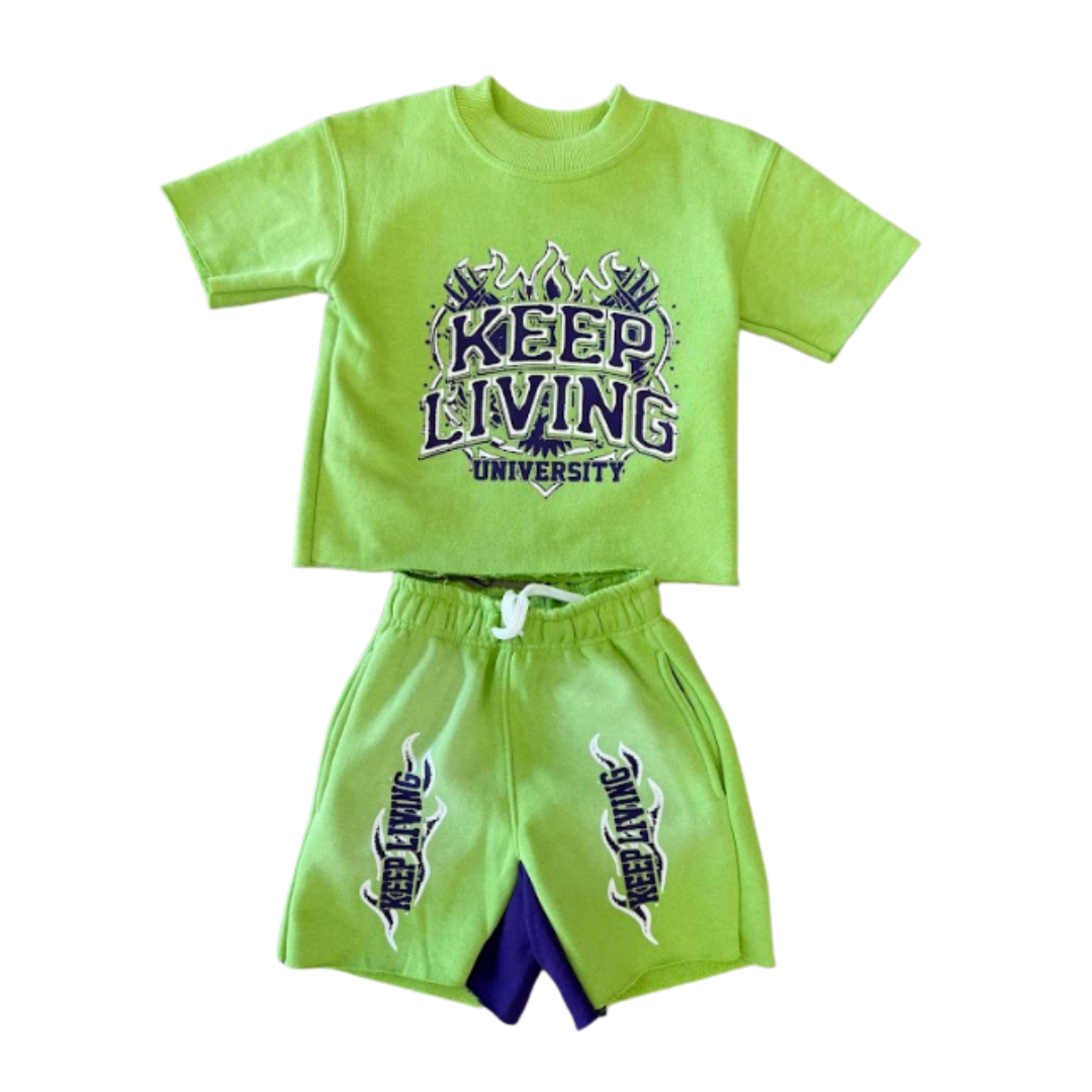 KIDS Flame University Set (Green/Purple)