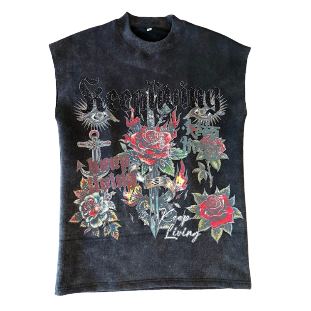 Living Rose 🥀 Shirt (Black)