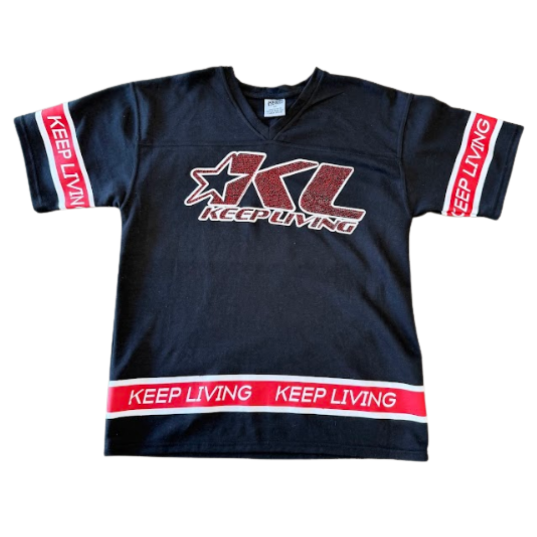 KIDS Keep Living Rhinestone Jersey