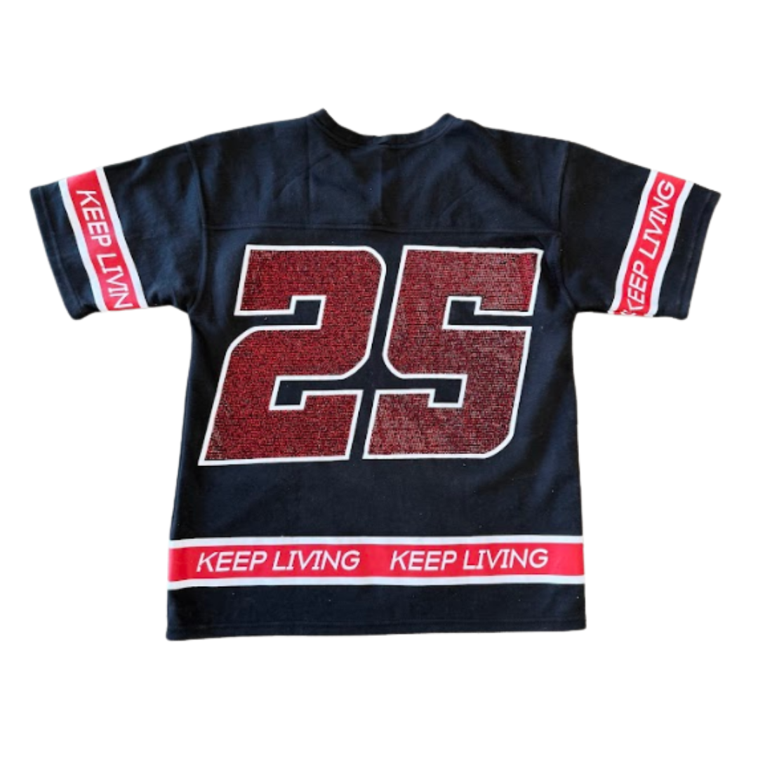 KIDS Keep Living Rhinestone Jersey