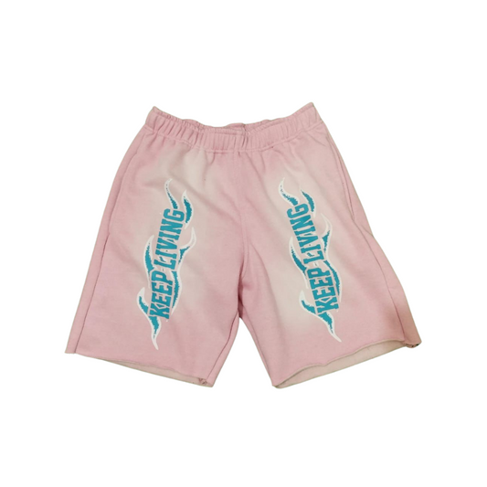 Flame University Shorts (Easter Pink/Blue)