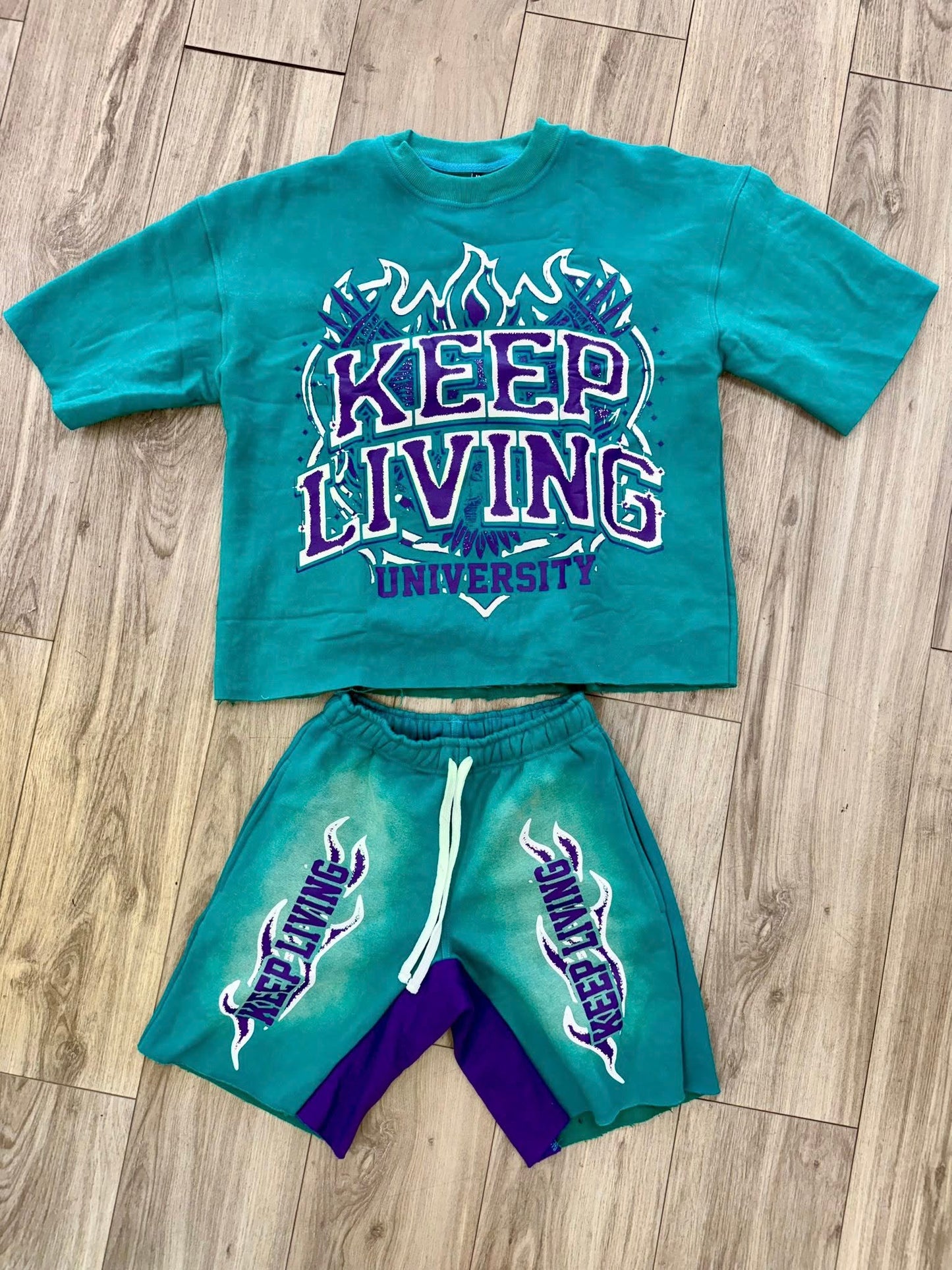 KIDS Flame University Set (Purple/ Turquoise)
