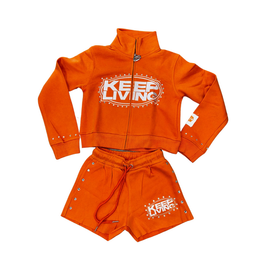 Lover Girl Set (Orange/White)