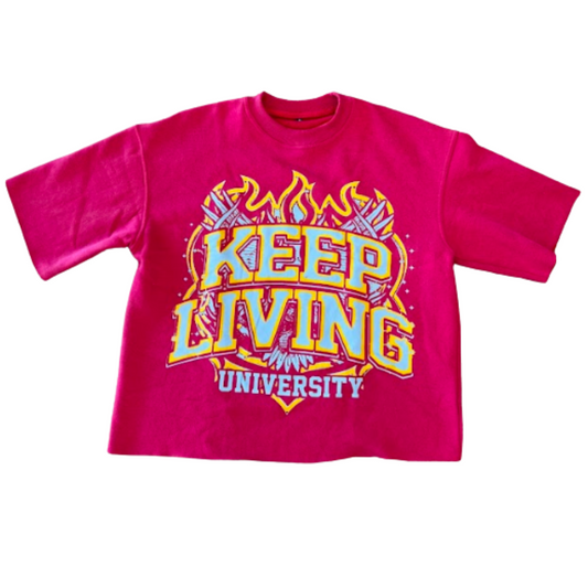 Flame University Shirt (Pink)